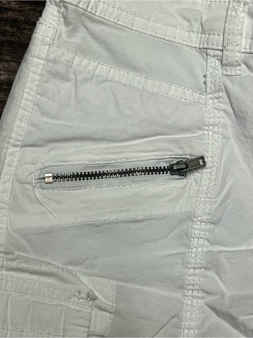 Style & Co. Women’s White Cargo Shorts - Picture 3 of 5